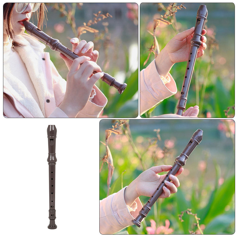 Soprano Recorder Plastic - รีคอร์เดอร์โซปราโนพลาสติก 8 รู ระดับมืออาชีพ ฟลุตแบบดั้งเดิมสำหรับเด็ก ผู้ใหญ่