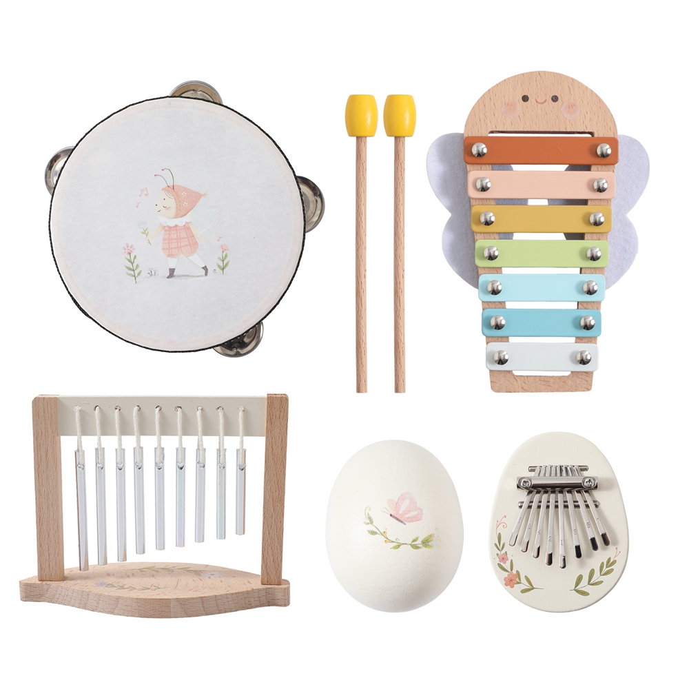 Musical Instrument Harmonium - ของเล่นดนตรีเด็ก ของเล่นไม้มอนเตสซอรี่ เครื่องดนตรีเด็ก กระรอกมาราคัส กลอง ไซโลโฟน
