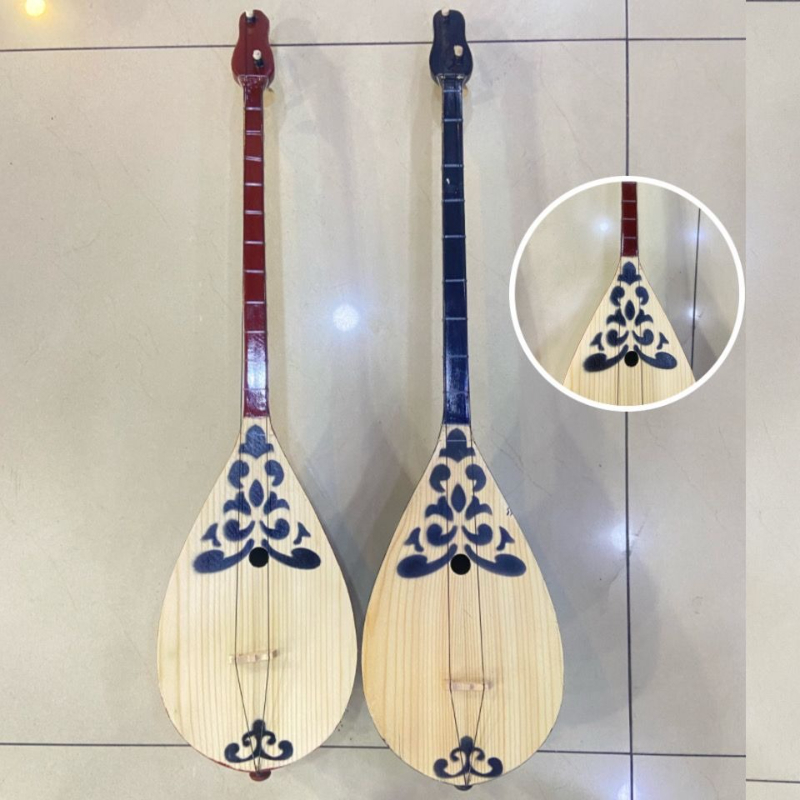 Musical Instrument Harmonium - ดนตรีโดมบรา 80 ซม. 2 สาย เครื่องดนตรีพื้นเมืองคาซัคสำหรับเด็กเริ่มต้น