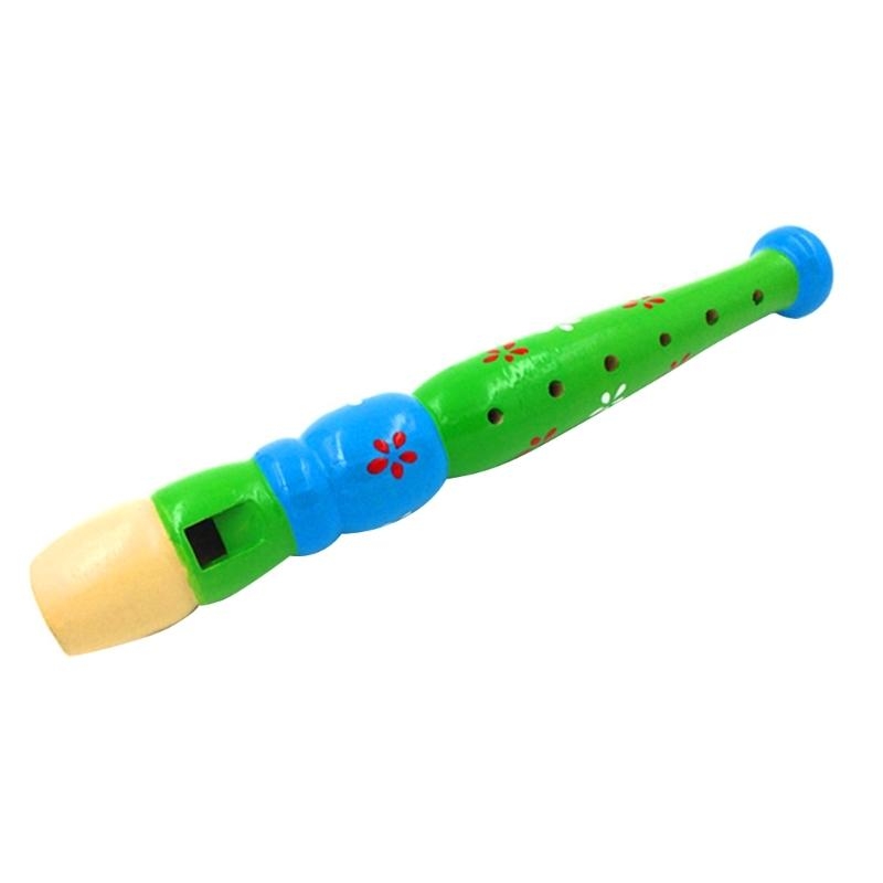 Soprano Recorder Plastic - บันทึกโซปราโน 6Hole สีสัน ขลุ่ยการเรียนรู้จังหวะเครื่องดนตรี