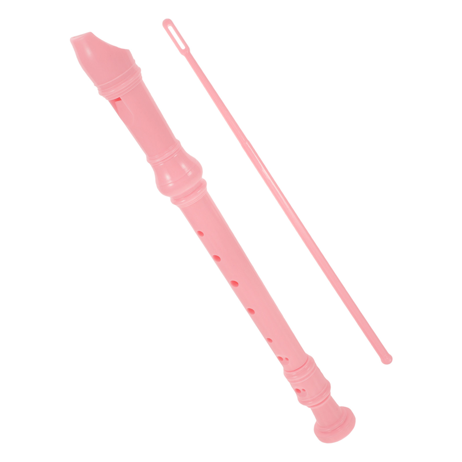 Soprano Recorder Plastic - 1 ชุด รีคอร์เดอร์โซปราโน 8 รู พลาสติกเรียบ