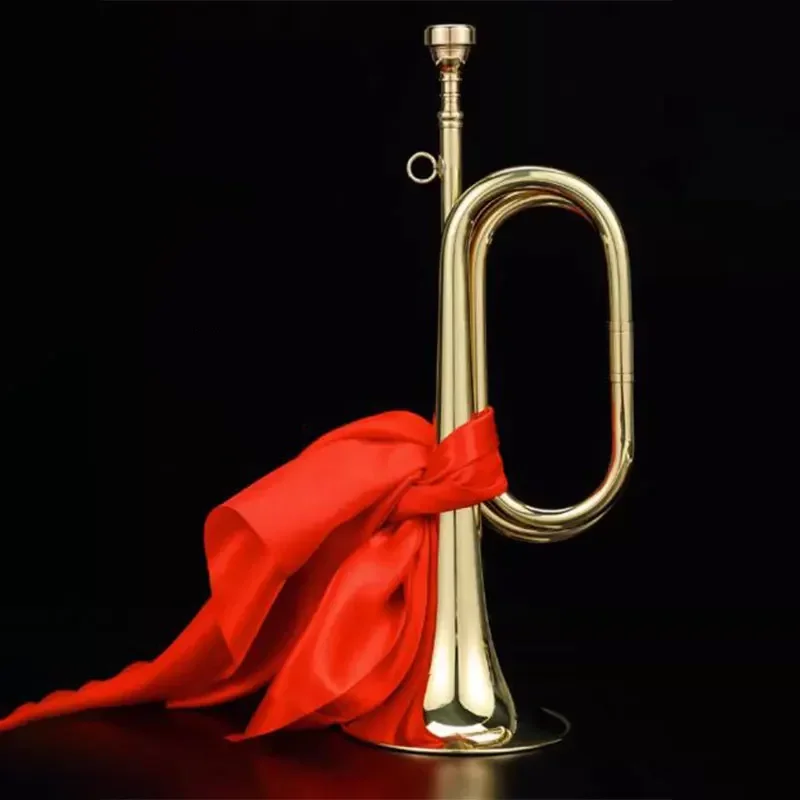 ทรัมเป็ตทองเหลืองสําหรับเด็กเร - Musical Instrument Bugle บทวิจารณ์และราคา