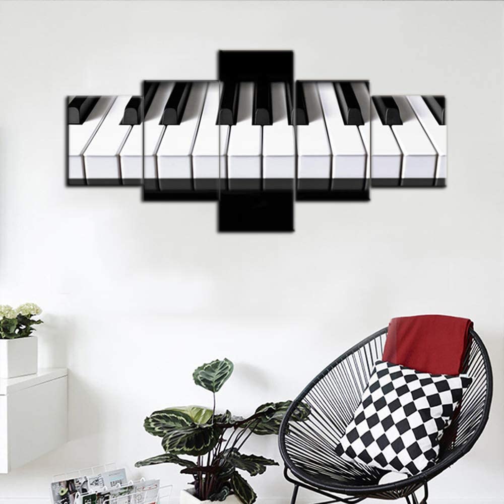 Unframed 5 ชิ้นเครื่องดนตรีกีต - Picture Of Musical Instrument บทวิจารณ์และราคา