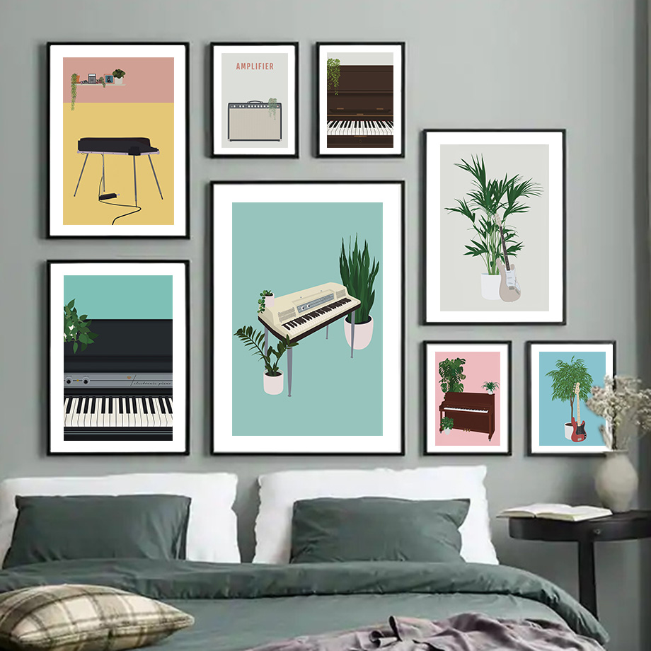ภาพประกอบเครื่องดนตรี ภาพพิมพ์ - Picture Of Musical Instrument บทวิจารณ์และราคา