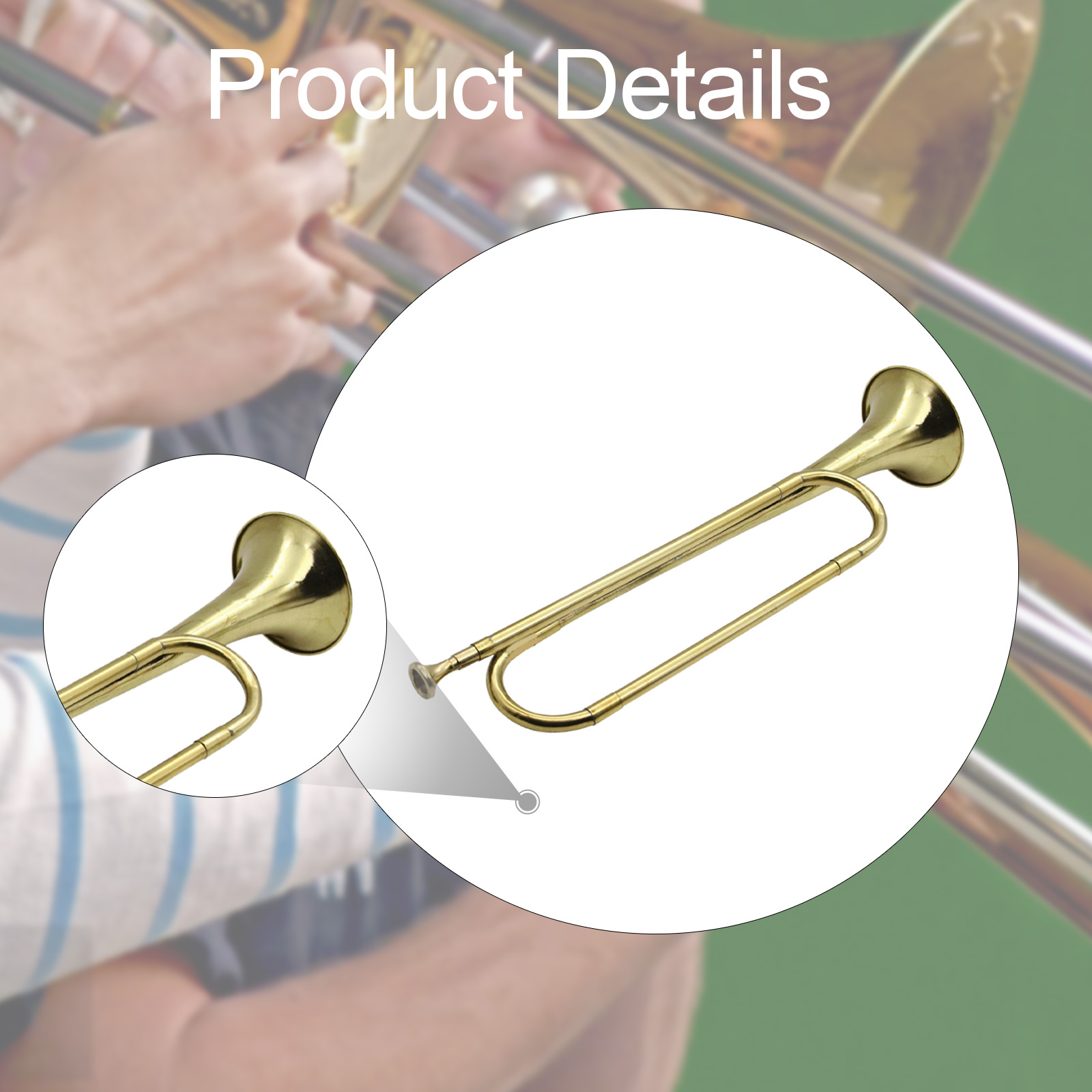 ทรัมเป็ตทองเหลือง บักเกิล เครื - Musical Instrument Bugle บทวิจารณ์และราคา