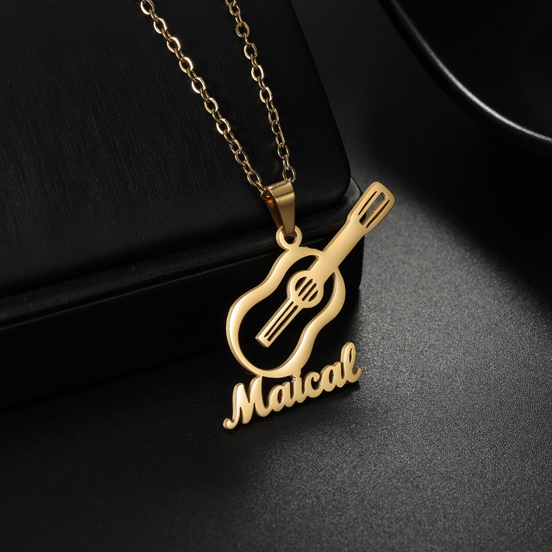 สร้อยคอจี้เครื่องดนตรีแบบกำหนด - Musical Instrument And Names บทวิจารณ์และราคา