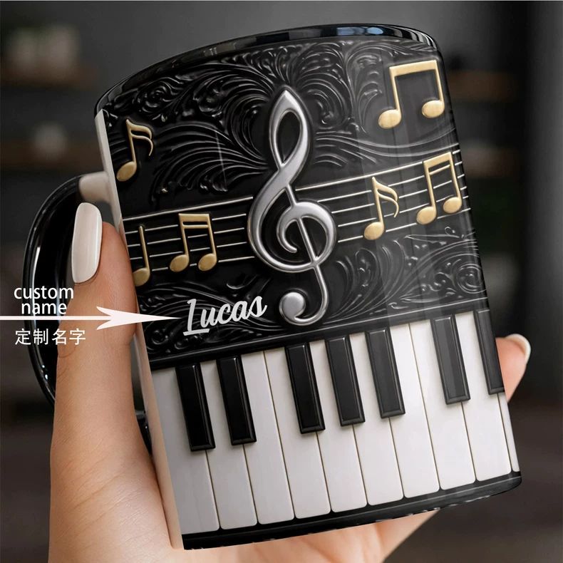 แก้วเซรามิกรูปเปียโนพร้อมชื่อส - Musical Instrument And Names บทวิจารณ์และราคา