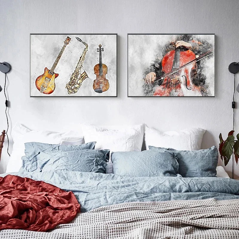 1 ชิ้นไร้กรอบเครื่องดนตรีแซ็กโ - Picture Of Musical Instrument บทวิจารณ์และราคา