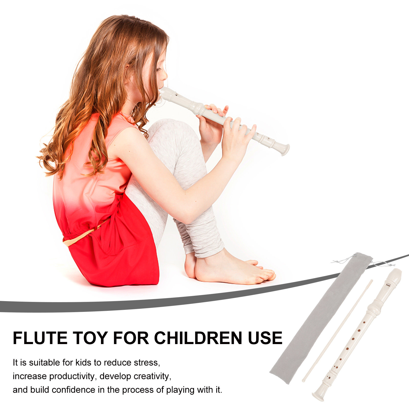 ชุดคลาริเน็ต 8 รู สำหรับเด็กเร - Soprano Recorder Plastic บทวิจารณ์และราคา