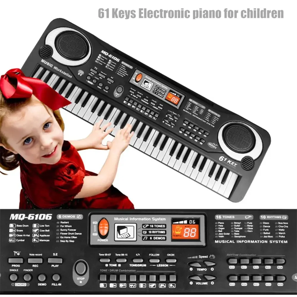 เด็กคีย์บอร์ดเปียโนอิเล็กทรอนิ - Musical Instrument Harmonium บทวิจารณ์และราคา