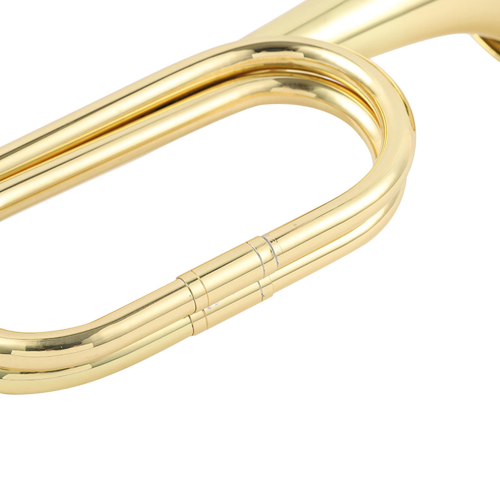 ปากเป่าทรัมเป็ตทองเหลืองขนาดเล - Musical Instrument Bugle บทวิจารณ์และราคา