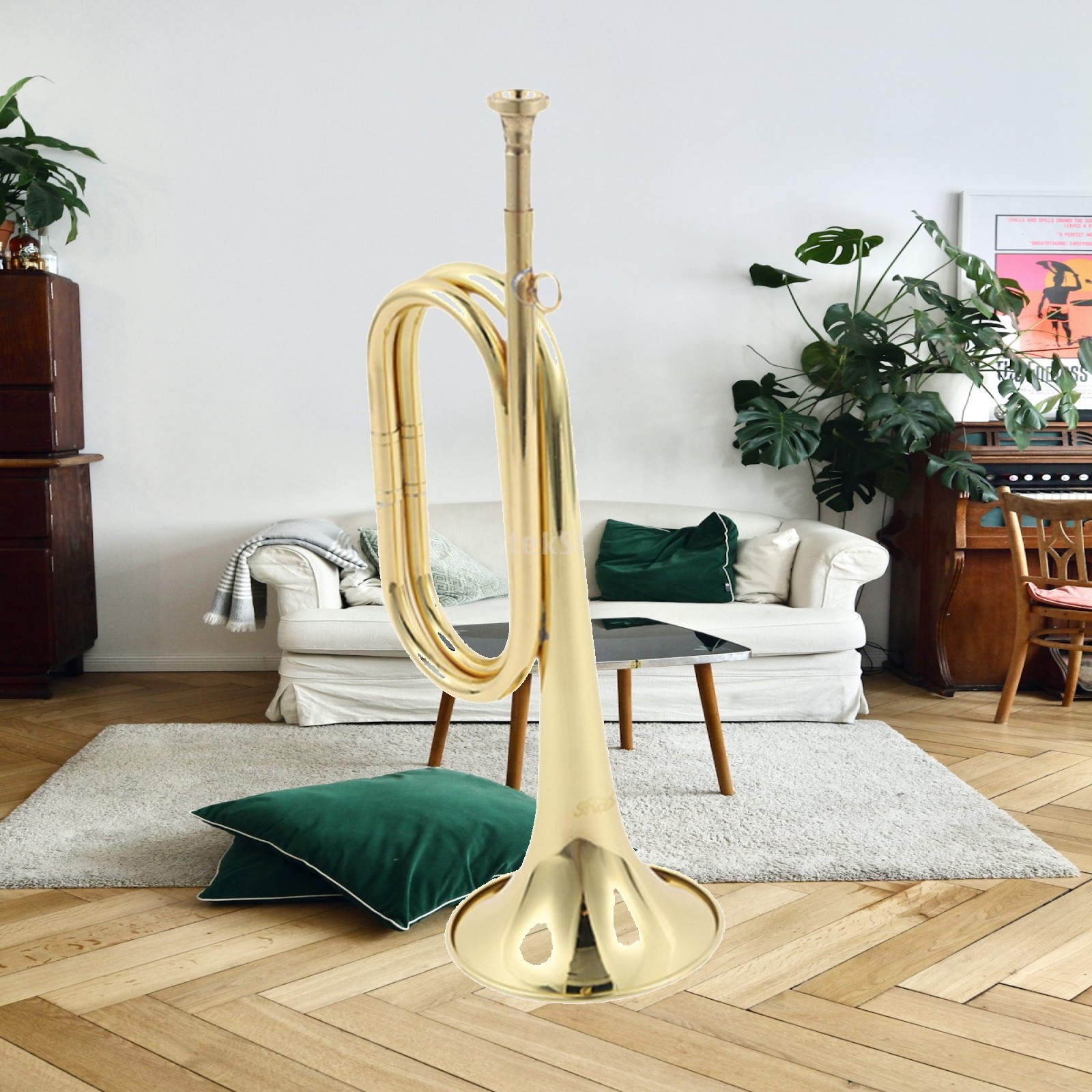 แตรทรัมเป็ต แตรสเกาต์ เครื่องด - Musical Instrument Bugle บทวิจารณ์และราคา